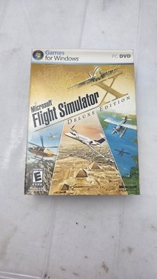 Microsoft Flight Simulator X: Deluxe Edition PC, 2006 excellent condition