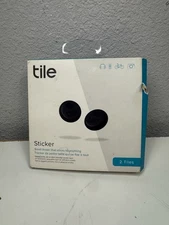 Tile Sticker (2020) - 2 Pack Bluetooth Tracker (NEW OPEN BOX)