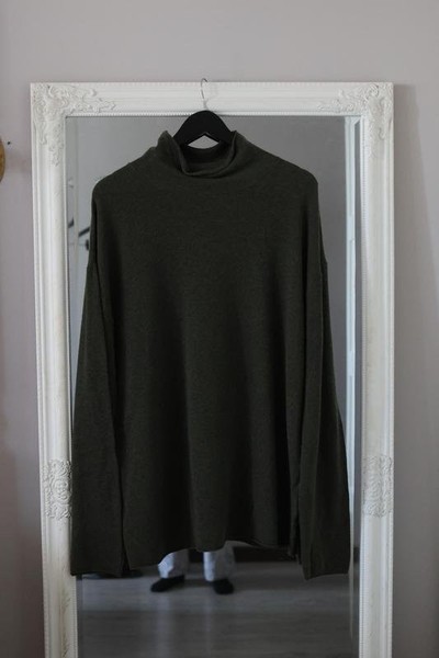 Men American Vintage Sweater Khaki L