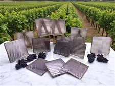 Luxfer Prism Purple Plain Glass Tiles, Architectural Salvage Tiles