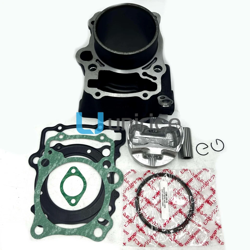 For Honda CB300F CB300FA 17-2018 CB300R 19-22 Cylinder Top End Rebuild Kit Foto 2 de 4
