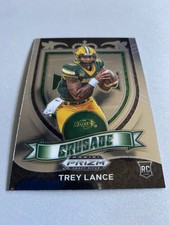 2021 Panini Prizm Draft Picks - Crusade Trey Lance #164 Silver Prizm (RC)