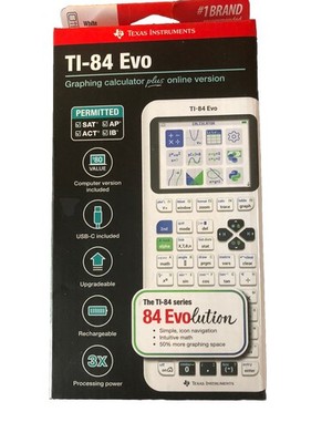 Texas Instruments TI-84 EVO Internet Graphing Calculator NIB Factory Sealed NEWW