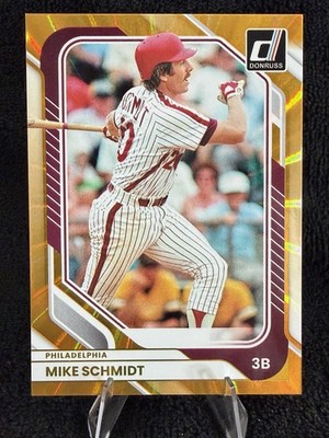 Mike Schmidt 2026 Panini Donruss Baseball #80 Serial Numbered /299 Phillies