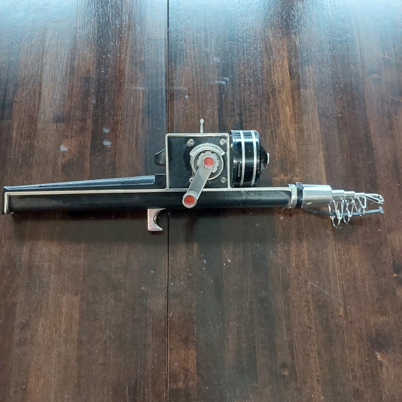St. Croix Fishing Machine Rod & Reel Combo with Range Finder, Black/Silver