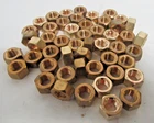 (Lot of 50) 1/2"-13 Silicon Bronze Hex Nuts Grade 651 Marine 3/4" Wrench Size