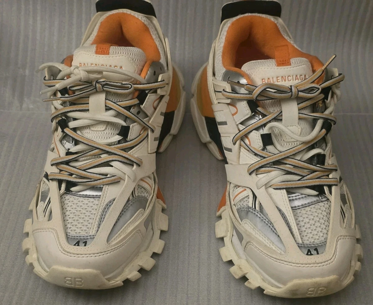 Balenciaga Track Sneaker White Orange for sale | eBay