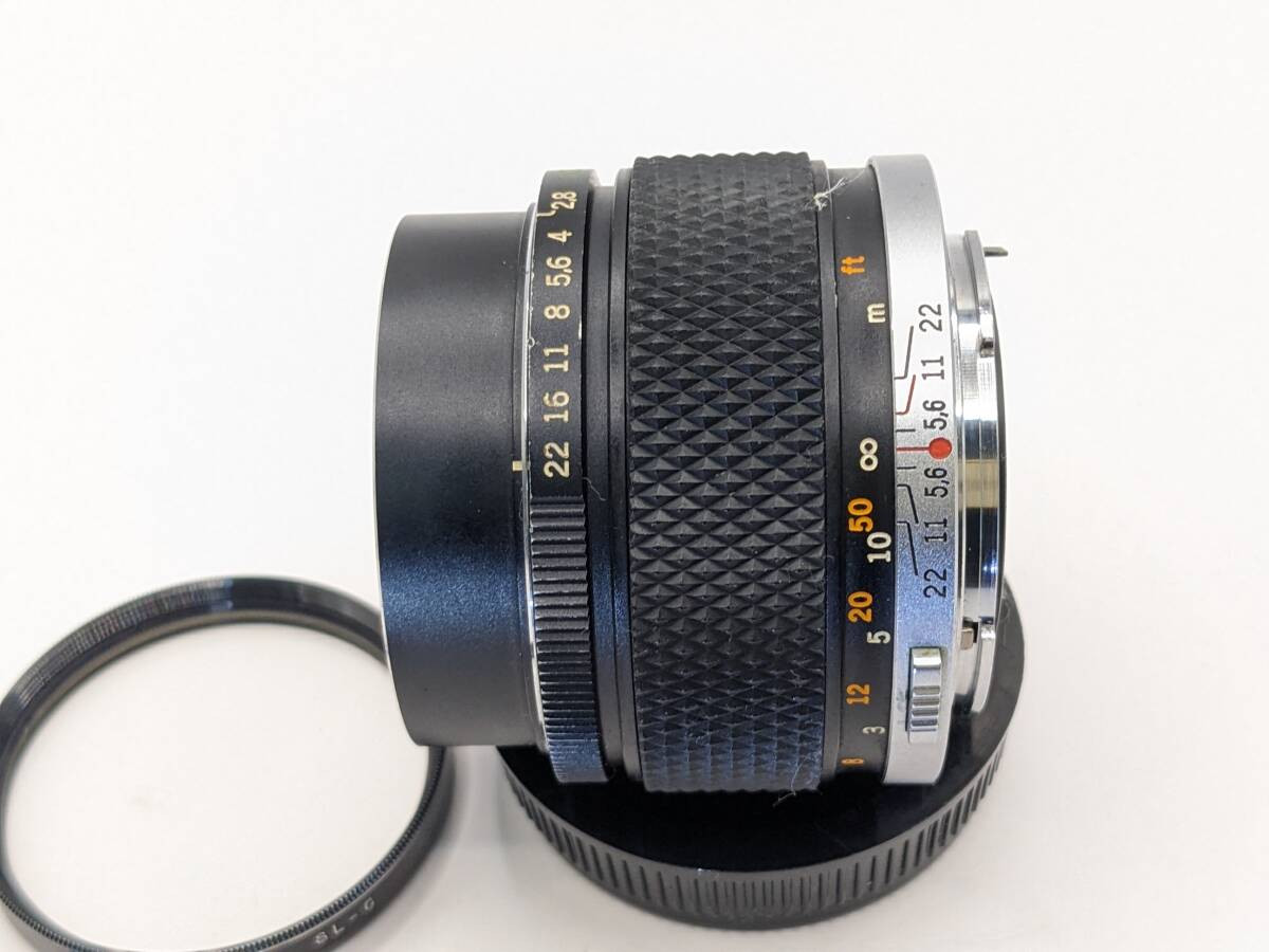 [実用品]OLYMPUS E. ZUIKO AUTO-T 100mm F/2.8 Tested [N MINT w/Hood] Olympus OM-SYSTEM E.Zuiko Auto T