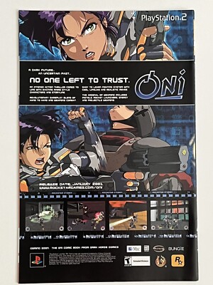 Jeu Oni Sur PC - Rockstar Games - Version Française Avec Notice, Bon état