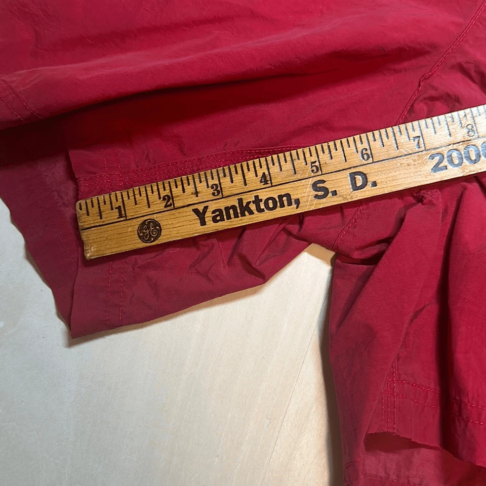 VINTAGE Y2K Abercrombie And Fitch Performance Swim Trunks Mens XL Red - Image 3 of 4