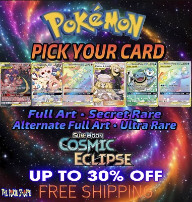 pokemon cosmic eclipse card set Sun & Moon - This is a stock image Booster pack from Cosmic Eclipse Pokmon TCG: Cosmic Eclipse Set