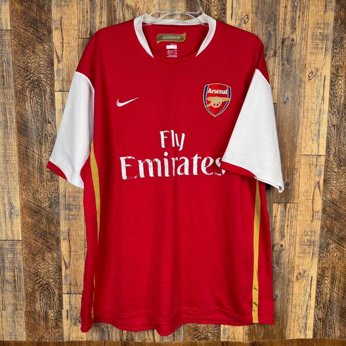 Arsenal FC 2007-08 Home Soccer Jersey Nike 146769-614 Men's Arsenal FC 2007-08 Home Soccer Jersey Nike 146769-614 Men's