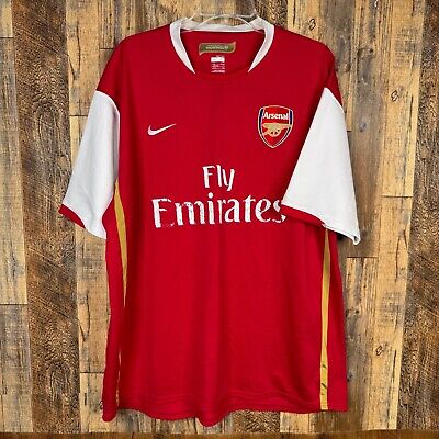 Arsenal FC 2007-08 Home Soccer Jersey Nike 146769-614 Men's Arsenal FC 2007-08 Home Soccer Jersey Nike 146769-614 Men's