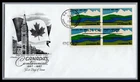 US FDC # 1324 5c Canada Centenary block Artmaster  1967, 9L681