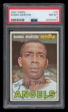 AWESOME PSA 8 BUBBA MORTON 1967 TOPPS #79 GRADED NM-MINT VINTAGE NEW SLAB *TPHLC