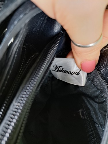 ASHWOOD Navy Blue Leather Shoulder/Handbag - 第 7/7 張圖片