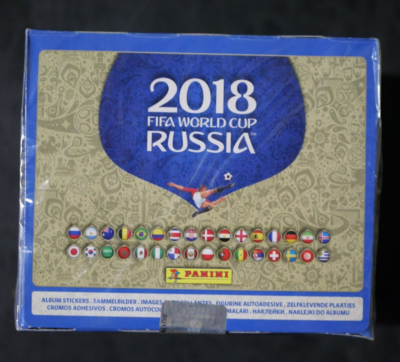 2018 PANINI FIFA WORLD CUP RUSSIA STICKER - FACTORY SEALED BOX