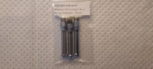 155 Mitutoyo Bore gauge-Split ball anvil  No. 4  CG-A 102472 8-8.5mm .34"