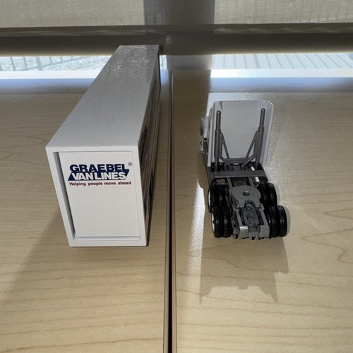 Winross 1:64 International Grabel Van Lines Tractor W/ 53’ Drop deck Trailer. - Picture 6 of 10