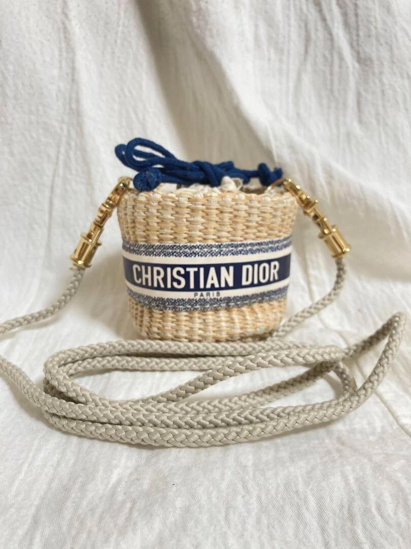 Christian Dior Pochette Paille Mini Sac Bandoulière VIP Nouveauté Limitée Coffret Cadeau Japon