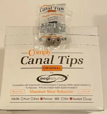 (100) Pairs Comply Canal Foam Tips Platinum Standard Size for Invisio X5 Headset