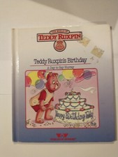 Vintage Teddy Ruxpin's Birthday Book Only