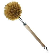 The Original Tampico Vegetable & Dish Wood Brush by LOLA 3" Head Sustainable