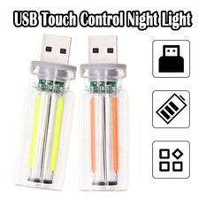 Retro USB Led Filament Night Light Dimming Car Dc5v Touch Lamp Yellow Warm Bulb