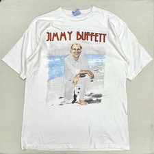 Vintage Jimmy Buffet 1997 Banana Wind Tour Black Tee Shirt SZ XL 90s Parrothead