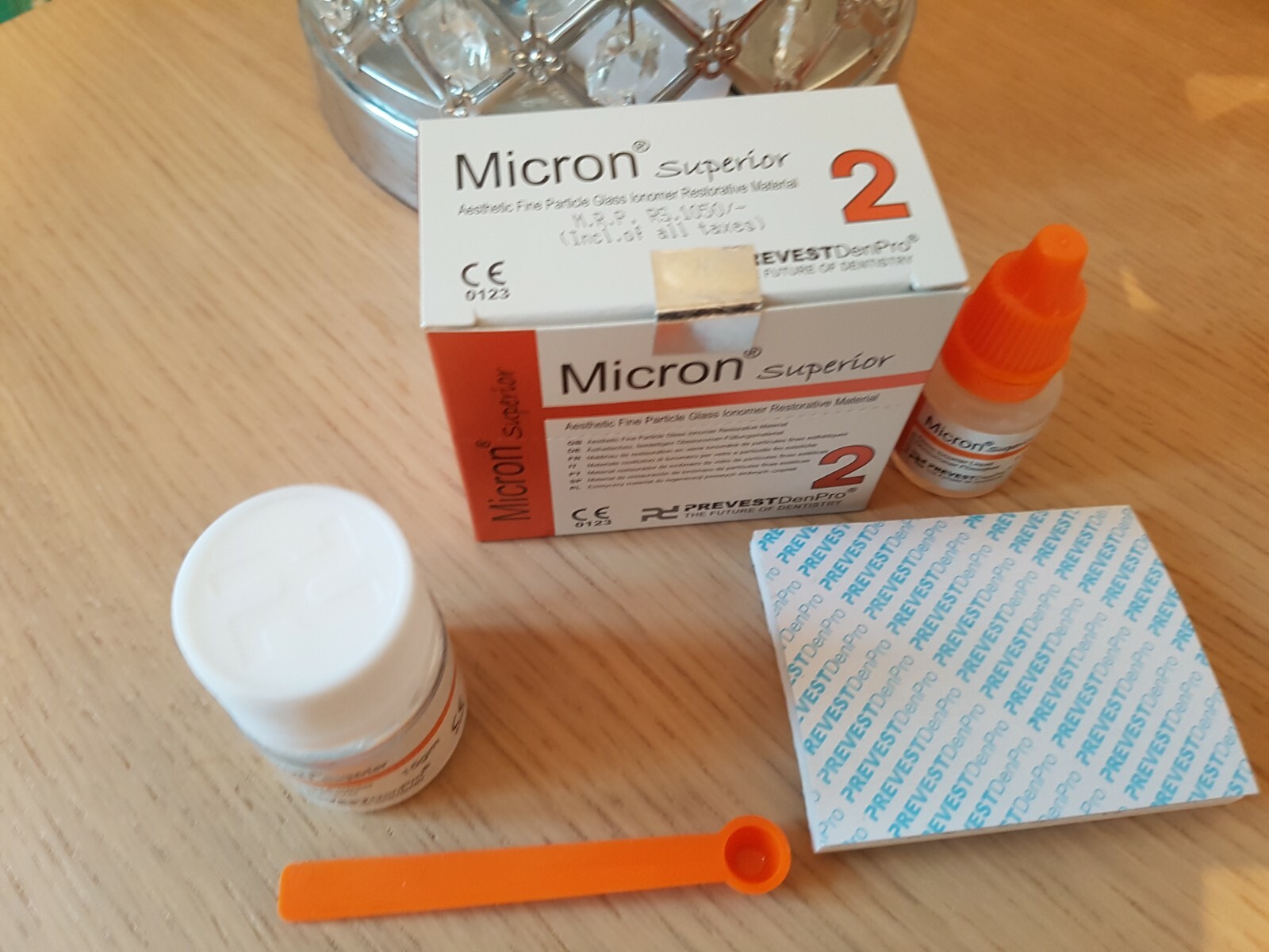 Permanent tooth White Dental glass ionomer Cement Kit for Lost Fillings