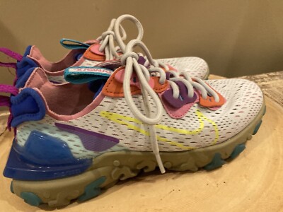 Nike React Vision Photon Dust Women Sz-5 Mesh Athletic Running Shoes CI7523-001
