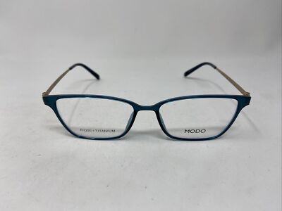 MODO EYEGLASSES FRAME MODEL 7001 Aqua Green Gold 51/15/140 :O58