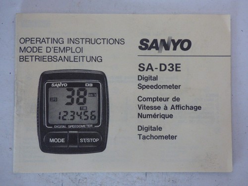 SANYO SA-D3E VINTAGE DIGITAL SPEEDOMETER - NOS - NIB - Picture 4 of 4