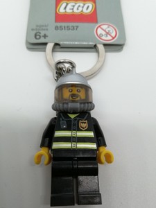 lego firefighter keychain