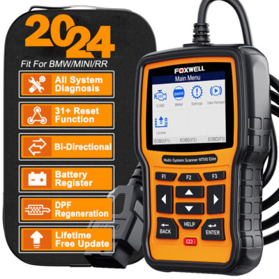 Foxwell NT510 Elite For BMW All System ABS SRS DPF TPMS OBD2 Diagnostic Scanner