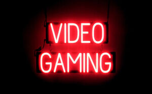 Neon Look, LED Performance SpellBrite Ultra-Bright Video Gaming Neon-LED Sign 