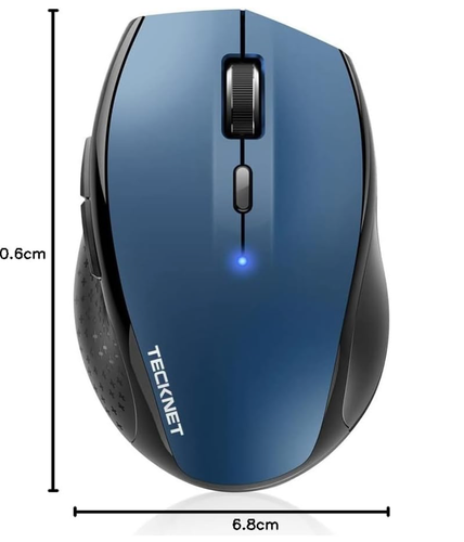 TECKNET EWM0130 Bluetooth Wireless Mouse – Optical, Cordless for Mac, PC, Laptop - Picture 33 of 49