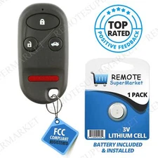 Replacement for Acura 1999-2003 TL Honda 1998-2002 Accord Remote Car Key Fob