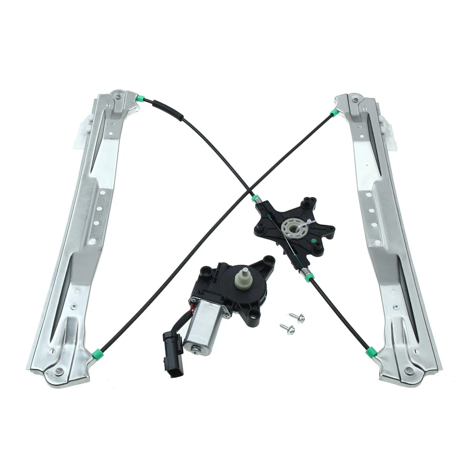 Regulador de ventana delantera 2 piezas con motor de 6 pines para Chrysler Town & Country Ram C/V Foto 3 de 4