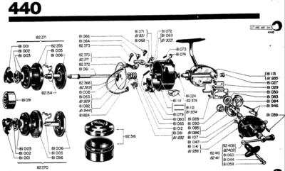 Pièce Mitchell / Mitchell reel parts Référence 82091