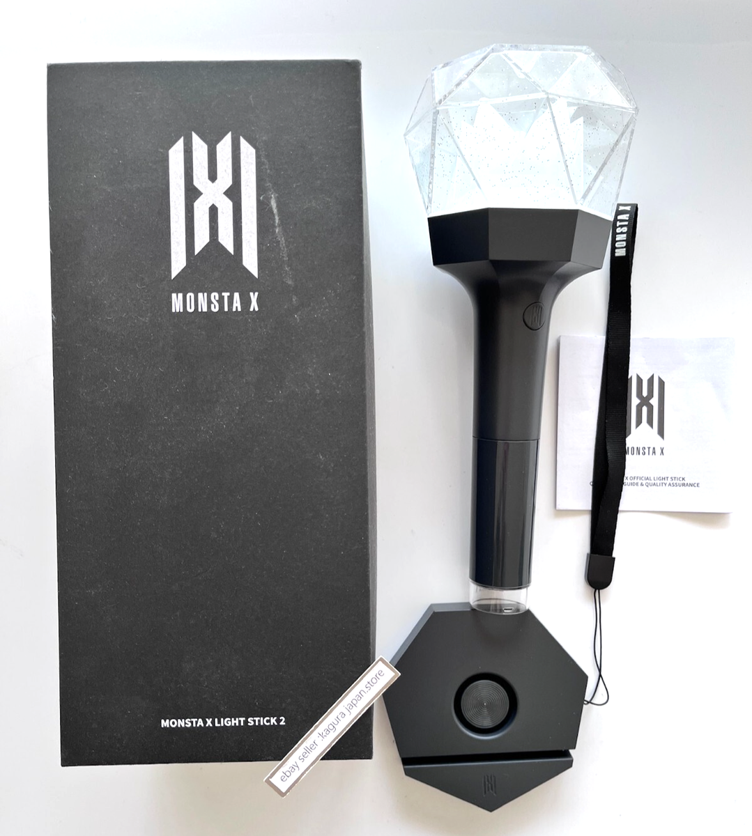 MONSTA X LIGHT STICK1・2 ペンライト＆キーリング MONSTA X OFFICIAL LIGHT STICK VER.2 Penlight + Strap + Box | eBay