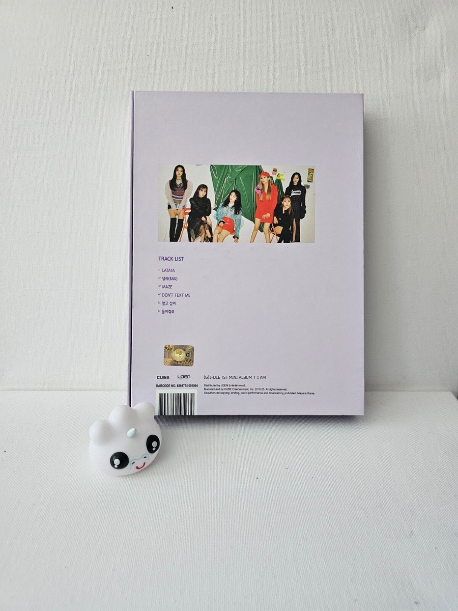 G)I-DLE G IDLE [I AM] LATATA 1st Press OT6 Autographed Signed