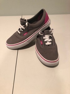womens grey and pink vans