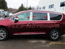 USA Made 304 Stainless Steel 8PC Pillar Post FOR 2017-2026 Chrysler Pacifica