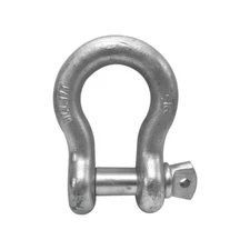 1-1/2" Screw Pin Anchor Shackle Galvanized Steel Drop Forged 34000Lbs D Ring Bow