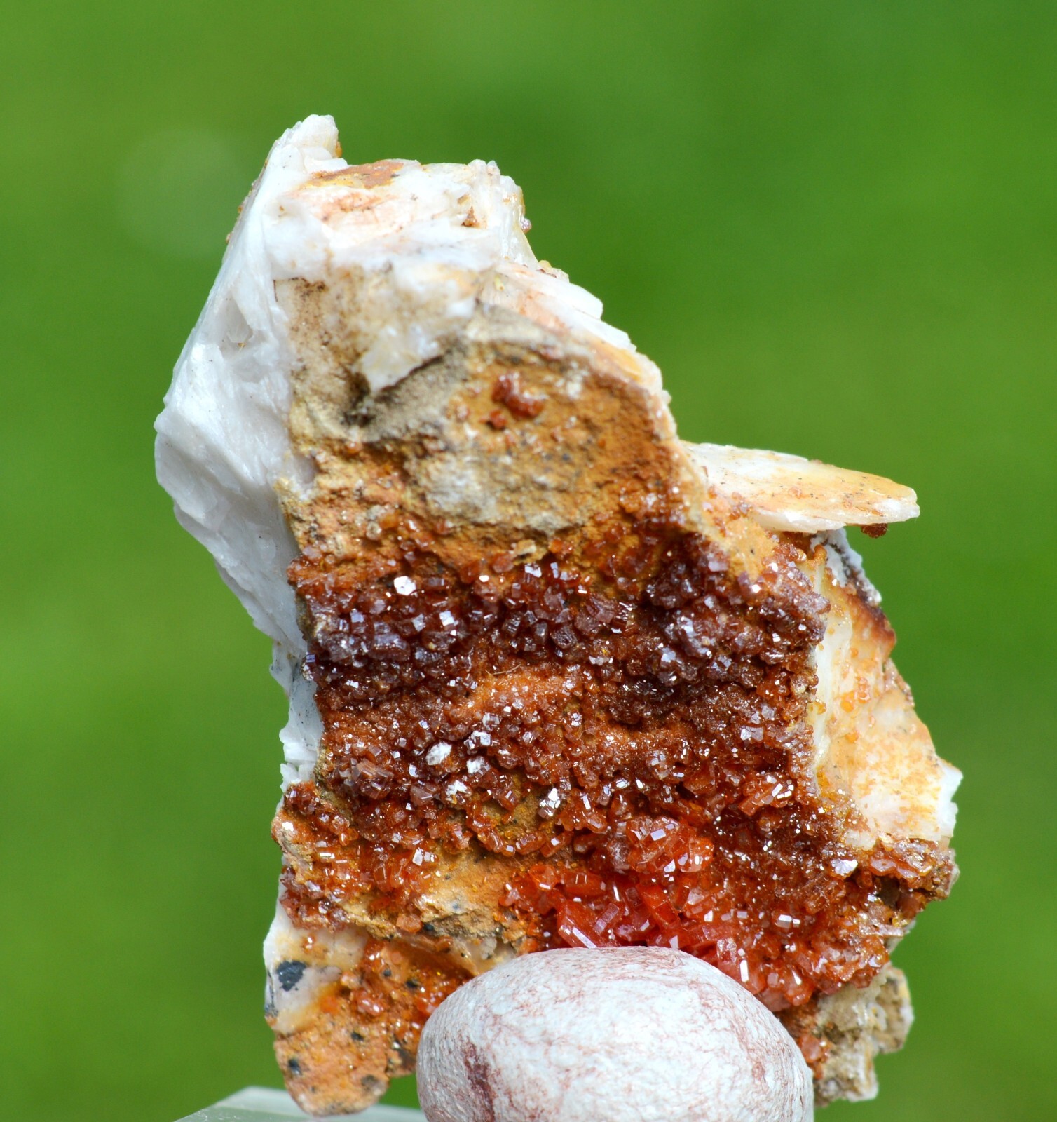 Vanadinit & Baryte 39 Gramm mibladen Bergbau Bezirk, Midelt Provinz