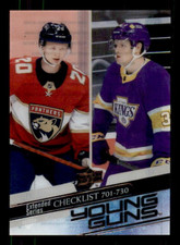 2020-21 Upper Deck Clear Cut Parallel #730 Aleksi Heponiemi/ Arthur Kaliyev YG