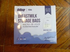 Setiney Breastmilk Storage Bags 60 Bags 8oz 250 ML Heat Sensing