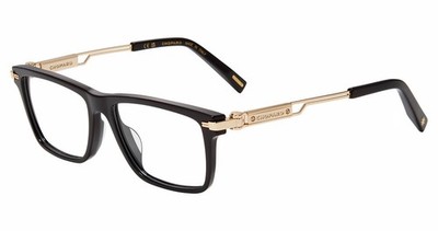 Chopard VCH357 Eyeglasses Eye Glasses 0700 Shiny Black Authentic New 55mm Unisex