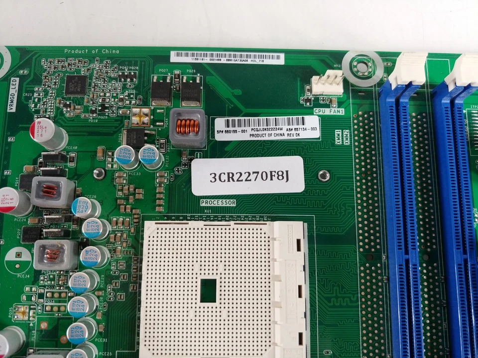 HP Pavilion P6 Socket FM1 DDR3 SDRAM Desktop Motherboard 657134-003 - Image 2 of 4